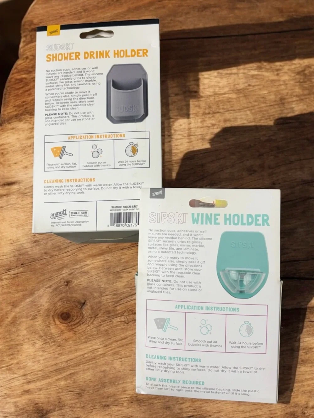 Set of 2 Silicone Beer Holder & Silicone Wine Holder